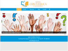 Tablet Screenshot of igrejacrista.com